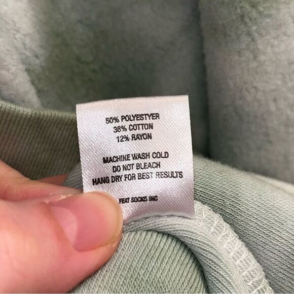 Feat BlanketBlend Matcha Crewneck Sweatshirt Unisex Size Large - Picture 6 of 9